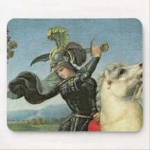 St. George Struggling with the Dragon Mousepad