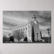 St. George, Utah LDS Temple Posters