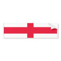 St George's Cross Bumper Sticker bumper stickers by englishpride St George's Cross Bumper Sticker bumper stickers