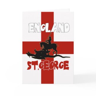 St. George's Day Card - St. George And Dragon zazzle_card