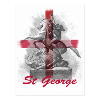 St Georges Day Postcard