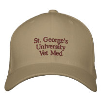 St. George's University Vet Med embroidered hats