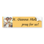 St. Gianna Molla bumper sticker