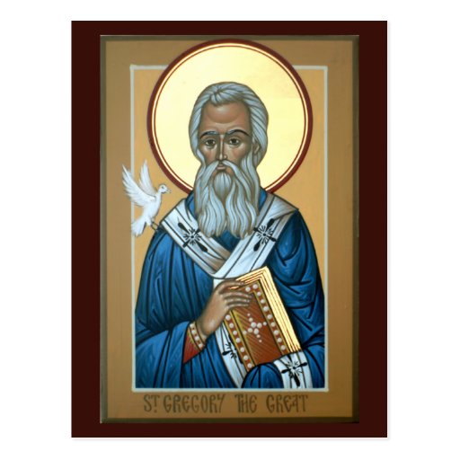 St. Gregory the Great Prayer Card Zazzle