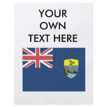 St. Helena Flag Personalized Flyer