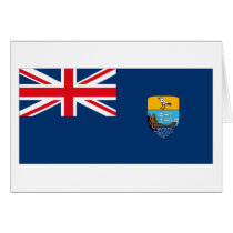 St. Helena Flag Greeting Card