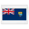 St. Helena Flag Greeting Card