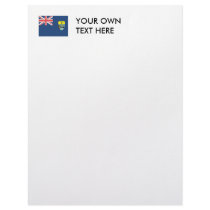 St. Helena Flag Custom Letterhead