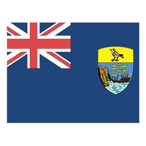St. Helena Flag Postcard Zazzle