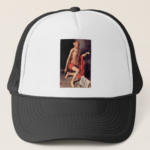 St. Hieronymous by Georges de La Tour Trucker Hat