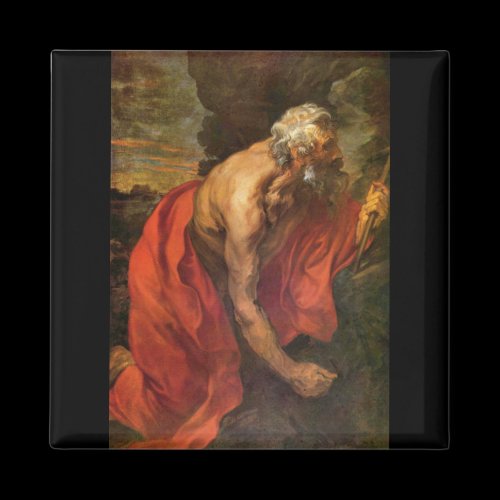 St Hieronymus by Antoon van Dyck Magnet