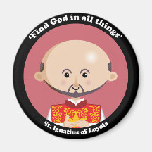 St. Ignatius of Loyola Refrigerator Magnet