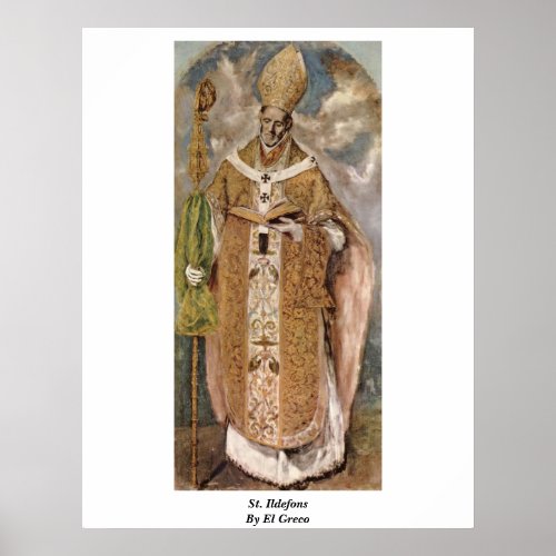 St. Ildefons By El Greco Posters