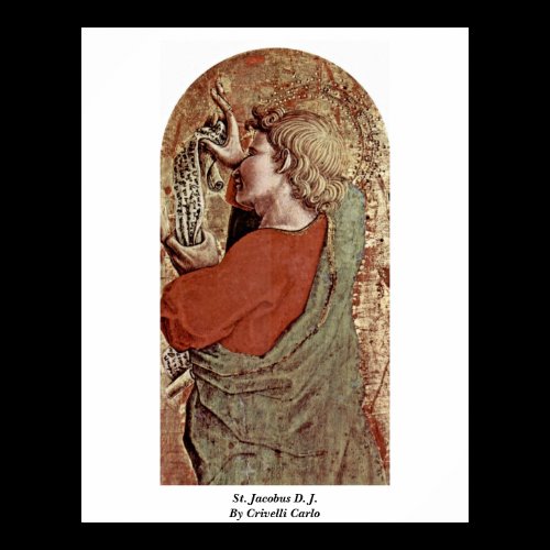 St. Jacobus D. J. By Crivelli Carlo Posters