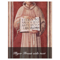 St. James Of Todi By Uccello Paolo (Best Quality) Flyer Design