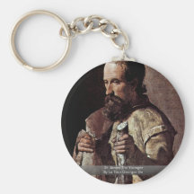St. James The Younger By La Tour Georges De Keychains