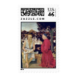 St. Jerome, And A Founder By Piero Della Francesca Stamp