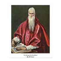St. Jerome As Cardinal By El Greco posters