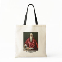St. Jerome As Cardinal By Greco El Canvas Bag