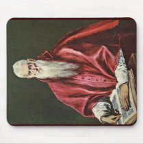 St. Jerome As Cardinal By Greco El Mouse Pads