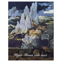 St. Jerome In A Rocky Landscape By Patinir Joachim Personalized Flyer