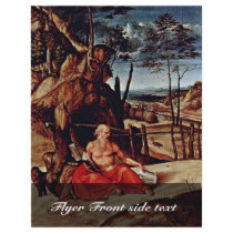 St. Jerome In The Desert By Lotto Lorenzo (Best Qu Custom Flyer