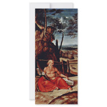 St. Jerome In The Desert By Lotto Lorenzo (Best Qu Rack Card Template