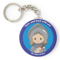 St. Joan of Arc Key Chain