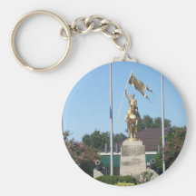 St. Joan of Arc Statue Keychain