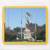 St. Joan of Arc Statue Mousepad
