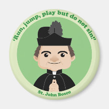 St. John Bosco Refrigerator Magnets