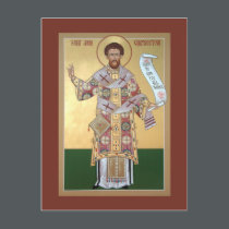St. John Chrysostom Prayer Card postcards