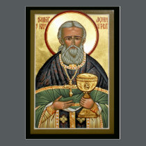 St. John of Kronstadt Mini Prayer Card business cards