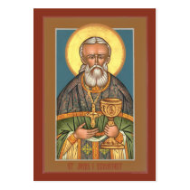 St. John of Kronstadt Mini Prayer Card Business Card