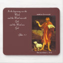 St John the Baptist and Deus Carit... - Customized mousepads