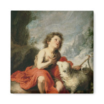 St. John the Baptist as a Child, c.1665 Refrigerator Magnets