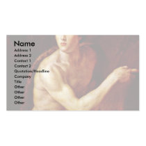 St. John The Baptist By Bronzino Angelo Business Card Templates