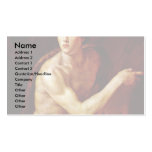 St. John The Baptist By Bronzino Angelo Business Card Templates