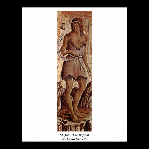 St. John The Baptist By Carlo Crivelli Posters