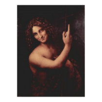 St. John the Baptist by Leonardo Da Vinci (1516) posters by MaestroMagnifico St. John the Baptist by Leonardo Da Vinci (1516) posters