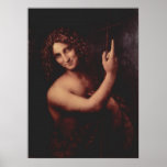 St. John the Baptist by Leonardo Da Vinci (1516) Print