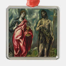 St John the Evangelist and St. John the Baptist Ornament