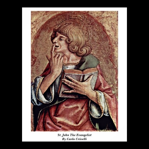 St. John The Evangelist By Carlo Crivelli Poster
