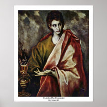 St. John The Evangelist By Greco El Posters