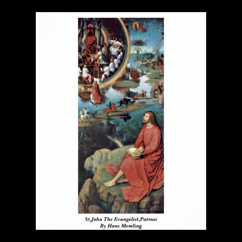 St.John The Evangelist,Patmos By Hans Memling Posters