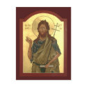 St. John the Forerunner and Baptist Prayer Card postcards by bugbrain St. John the Forerunner and Baptist Prayer Card postcards