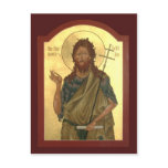 St. John the Forerunner and Baptist Prayer Card postcards