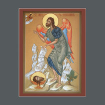 St. John the Forerunner Prayer Card postcards
