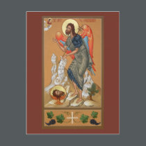 St. John the Forerunner Prayer Card postcards