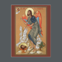 St. John the Forerunnner Prayer Card postcards